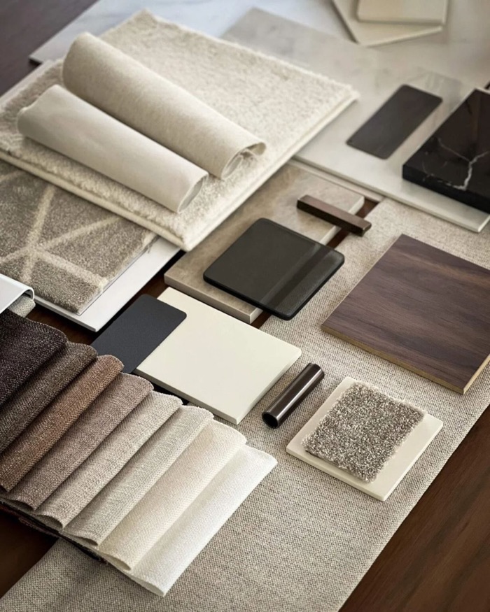Material and fabric samples